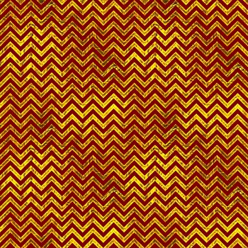 Seamless chevron pattern in deep red and bright gold
