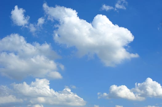 blue sky and clouds