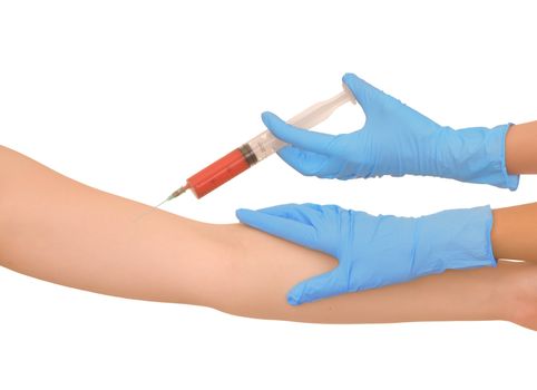 vaccinationDoctor making vaccination to the patient