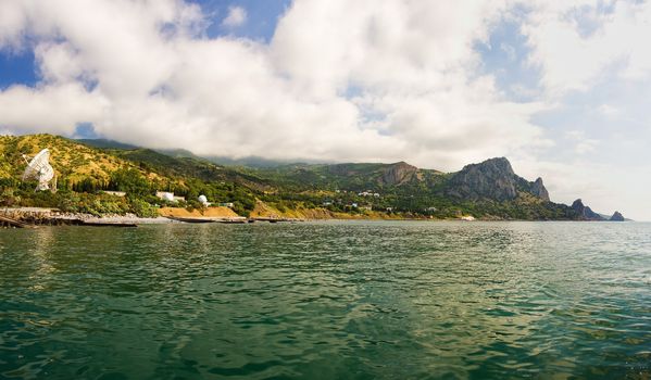 mountain landscape , panorama of Kaciveli