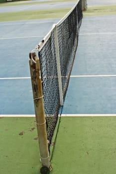 A court used for the popular sport of tennis