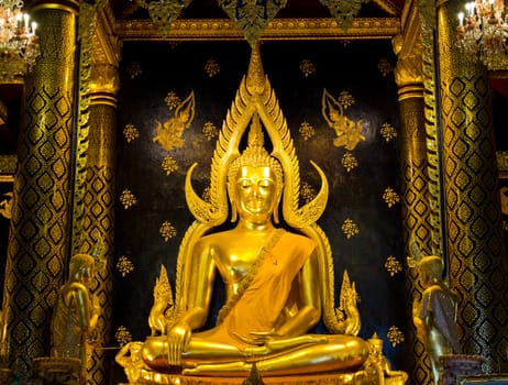 Wat Phra Sri Rattana Mahathat Temple, Phitsanulok - Thailand - Gilded Buddha statue