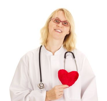 Medical doctor with heart