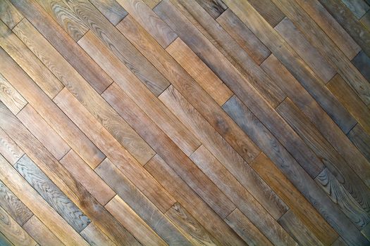 Oak wood texture of floor with natural patterns