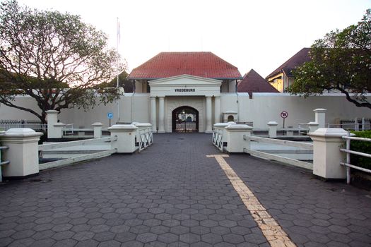 Vredeburg, Dutch colonial relic which has become an icon Jogjakarta to be visited by tourists