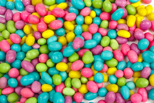 Color candies beans background