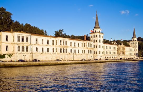 A palace on the coast of Bosphorus in Istanbul, Turkey