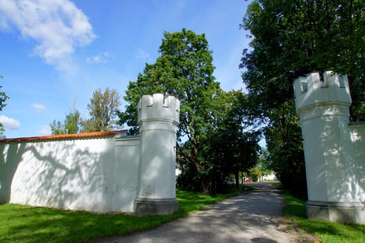 Manor in the central Estonia. 18 century. Puurmani.