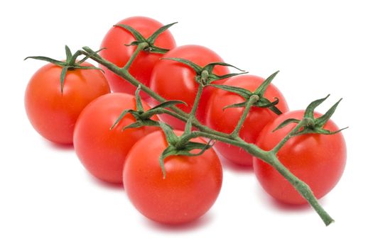 Fresh tomatoes isolated on whtie background