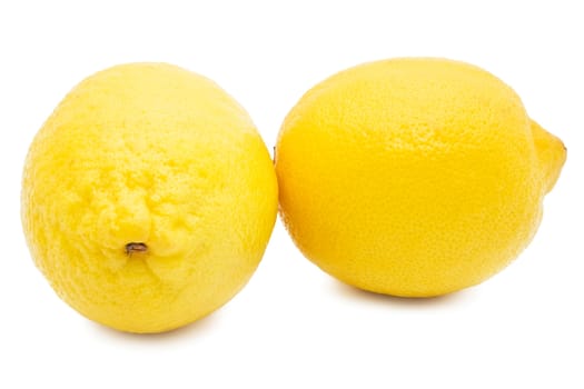 Lemons isolated on white background
