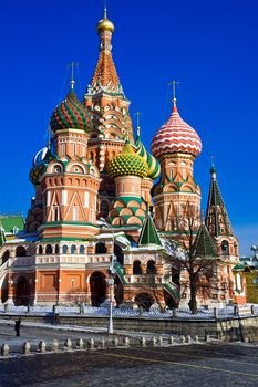 St Basil's Cathedral on Red Square, Moscow, Russia