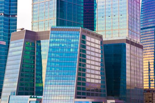 Skyscrapers of the International Business Centre, Moscow