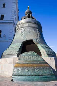 Tsar (king) Bell is the largest in the world, Moscow Kremlin, Russia