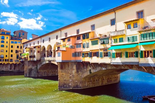 Anciant bridge Ponte Vecchio in Florence