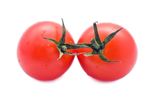 Fresh tomatoes isolated on whtie background