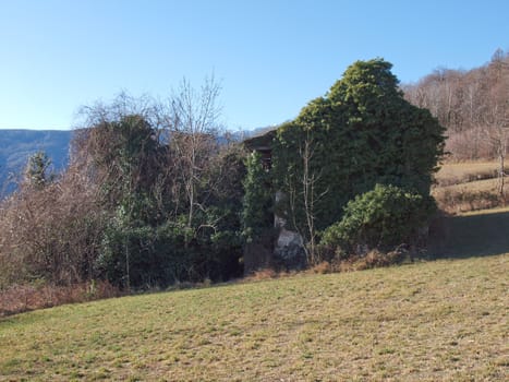 View of Susa Valley mountains near Avigliana, Turin, Italy