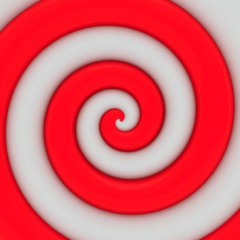 Abstract background of vibrant red spiral swirl