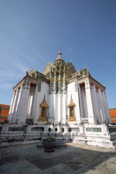 Temple beautiful at Wat Pho in Bangkok.