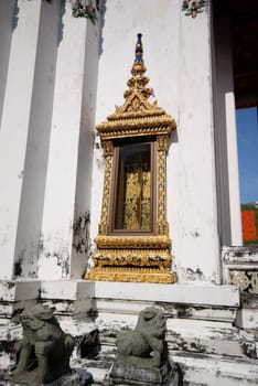 Temple beautiful at Wat Pho in Bangkok.