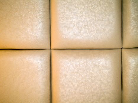 Pale Tan Leather Upholstery Background with a Repetitive pattern
