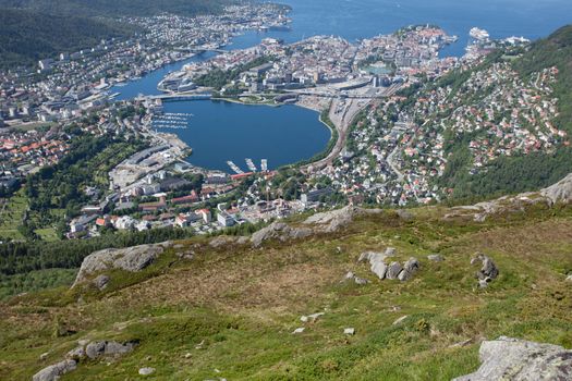 Taken from Ulriken in the city of Bergen, Norway