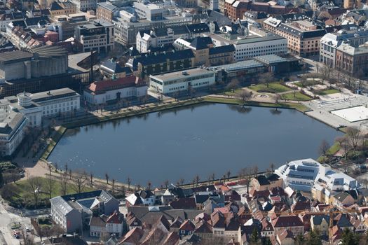 Taken from Fløyen in the city of Bergen, Norway