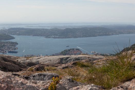 Taken from Ulriken in the city of Bergen, Norway