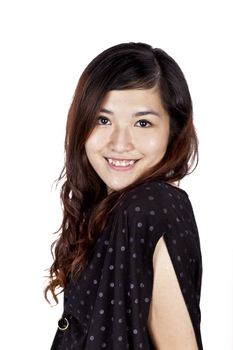 Asian woman with smile