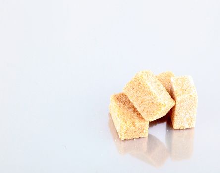 Brown sugar cubes.