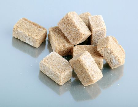 Brown sugar cubes.