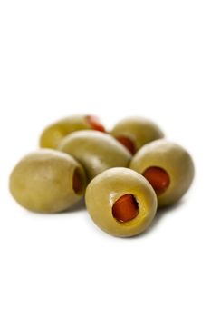 olive isolated on white background