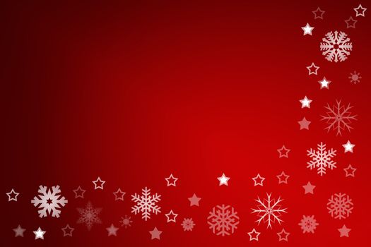 christmas background for your designs with stars and snowflakes
