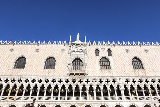 Famous Patriarchal Cathedral Basilica of Saint Mark at the Piazza San Marco