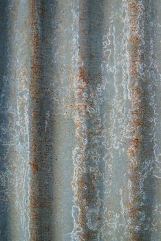 Old Texture and rusty zinc fence background.