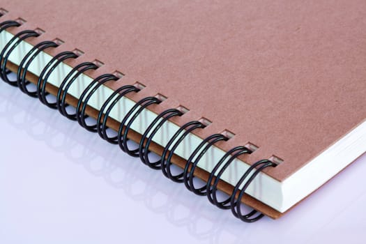 Note book with circular spiral