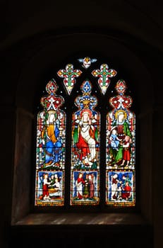 Medieval Stained Glass Window