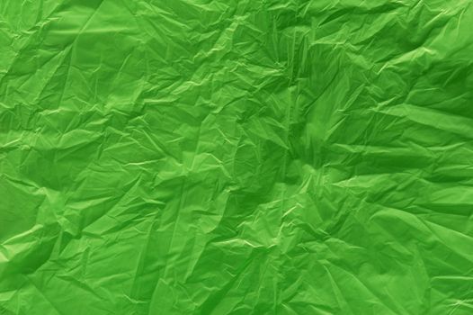 A green plastic bag texture, macro, background