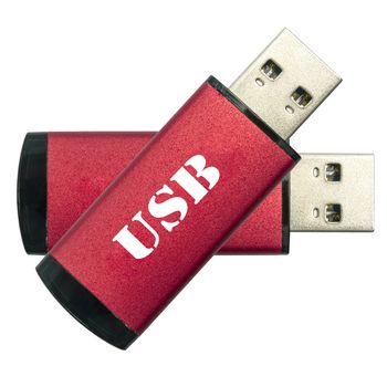 USB Flash Drive isolated on white