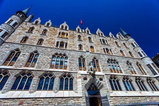 Botines Palace of Leon, Castilla Leon, Spain