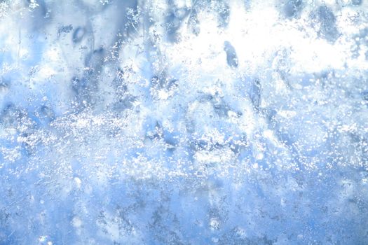 close-up of ice, very shallow Depth of field