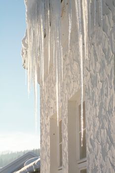 close-up of ice, very shallow Depth of field