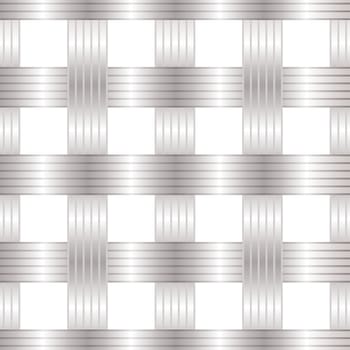 Seamless metal lattice design pattern background