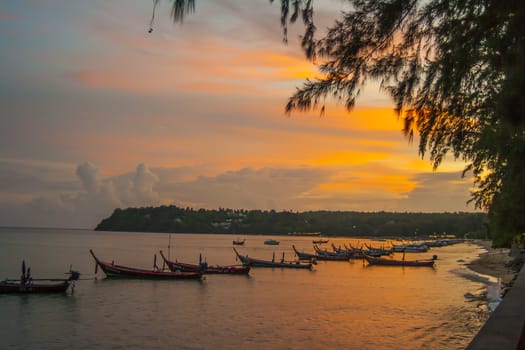 Parking of boats in Phuket, Thailand