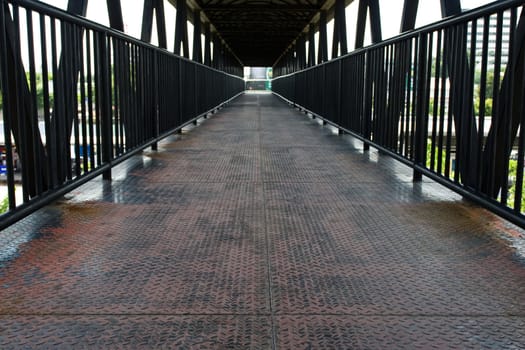 Perspective of black passage