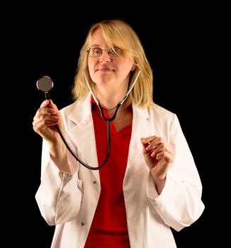 Medical doctor waiting for the next patient