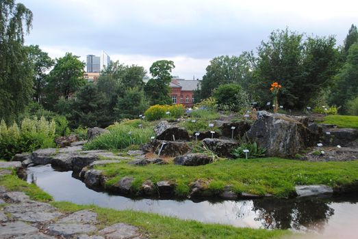 The University Botanical Garden at Tøyen in Oslo is Norway's oldest botanical garden, established in 1814. It is administrated by the University of Oslo. The University of Oslo's oldest building, the Tøyen Manor which was given as a gift in 1812, is located in the garden. The garden originally covered 75,000 square metres, but has since doubled in size. The collection includes roughly 35,000 plants of about 7500 unique species.