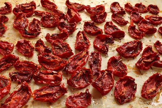 sun-dried tomatoes with olive oil and spices