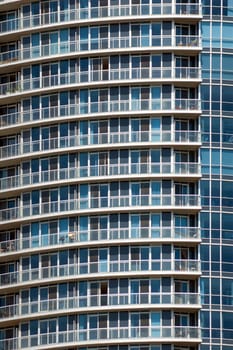 glass wall of a high-rise building in downtown Toronto