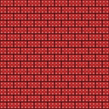 An image of a nice red plastic tiles background