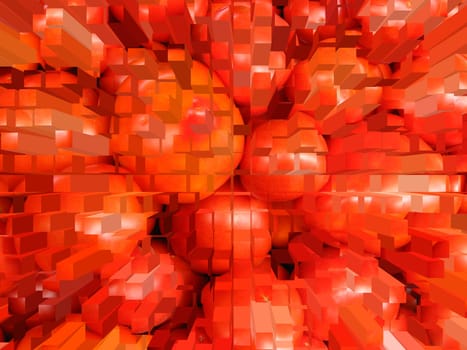 image of background of red ripe tomatoes